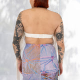 Tornado Strapless Bra Top (Upcycled, Off White)