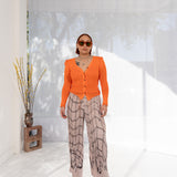 Rita Cardigan (Orange)