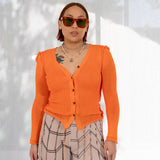 Rita Cardigan (Orange)