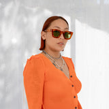 Rita Cardigan (Orange)