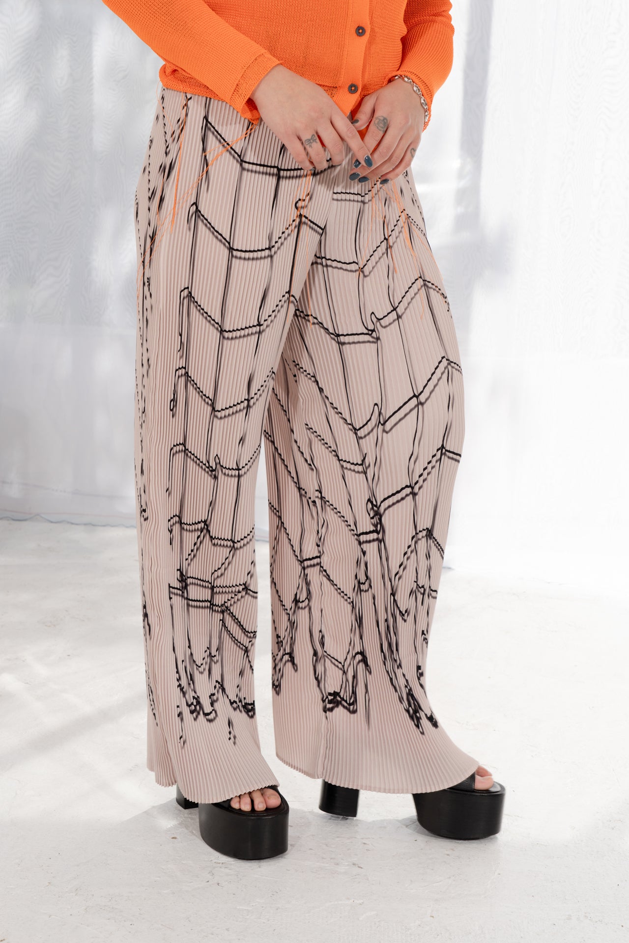 Jack Pleated Trousers in Resa