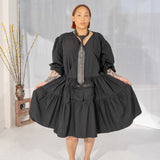 Utility Wrap Dress (Onyx)