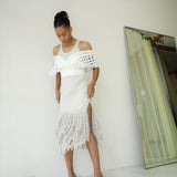 Braid Knitted Top (Ivory)