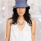 Hattie Hat (Blue Iridescent)
