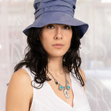 Hattie Hat (Blue Iridescent)