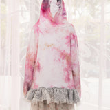 Tie Dye Hoodie (Pink)