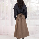 A Line Tie Skirt