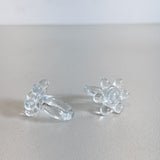Florcita Glass Ring (Clear)