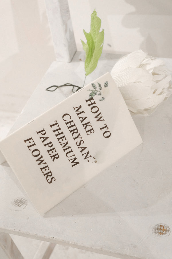 Chrysanthemum Paper Flowers Zine