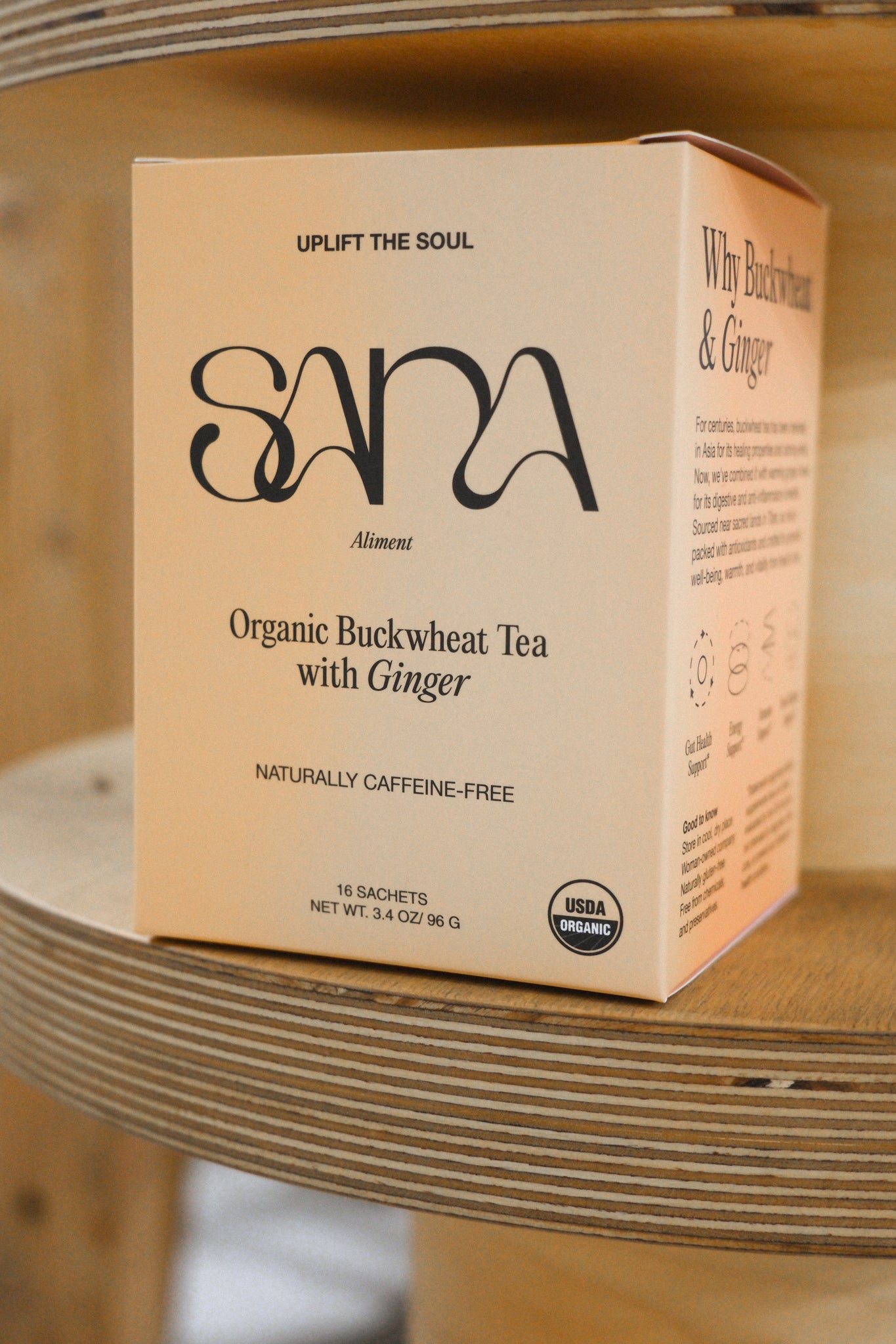 Organic Buckwheat Tea with Ginger