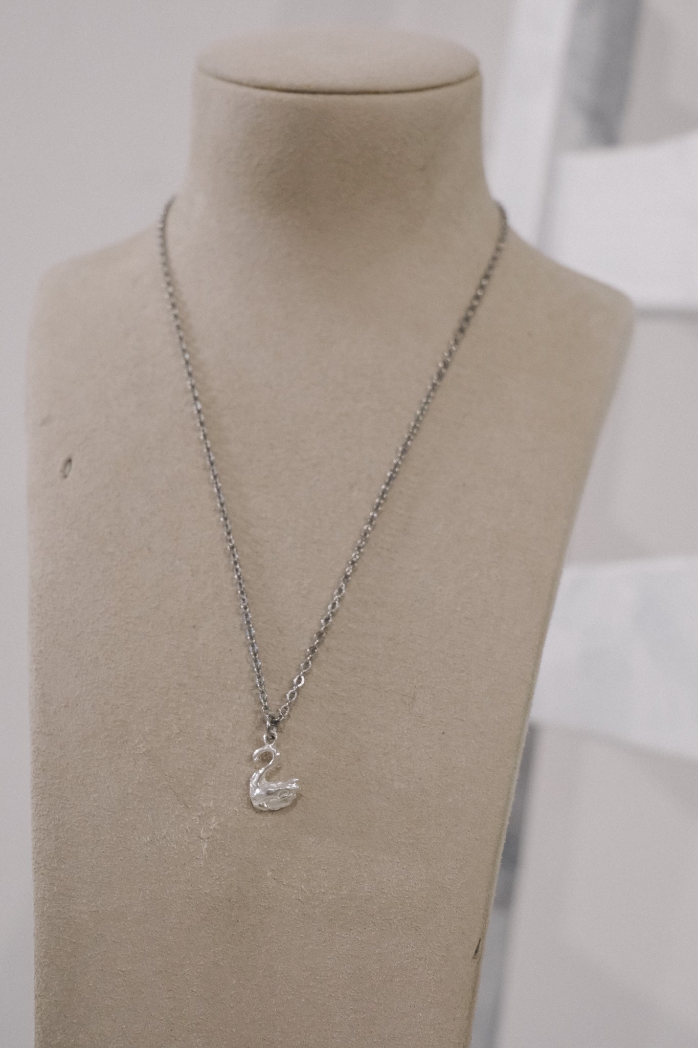 Swan Pendant Necklace