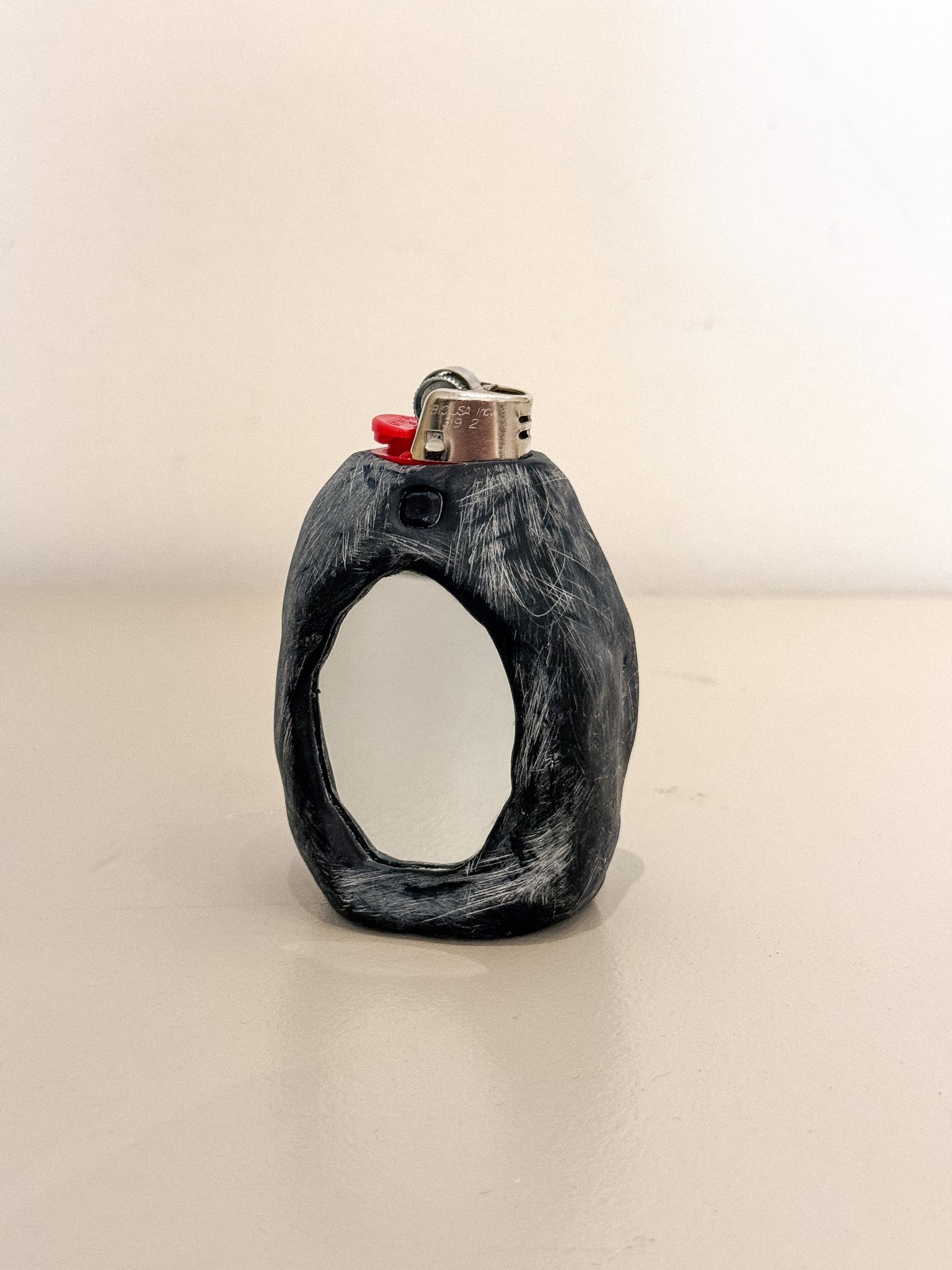 Clay Lighter Case 016 (Abalone + Mirror)