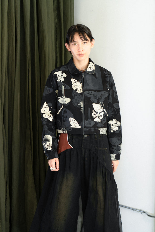 Ramona Secret Nature Zip Up Jacket (Navy)