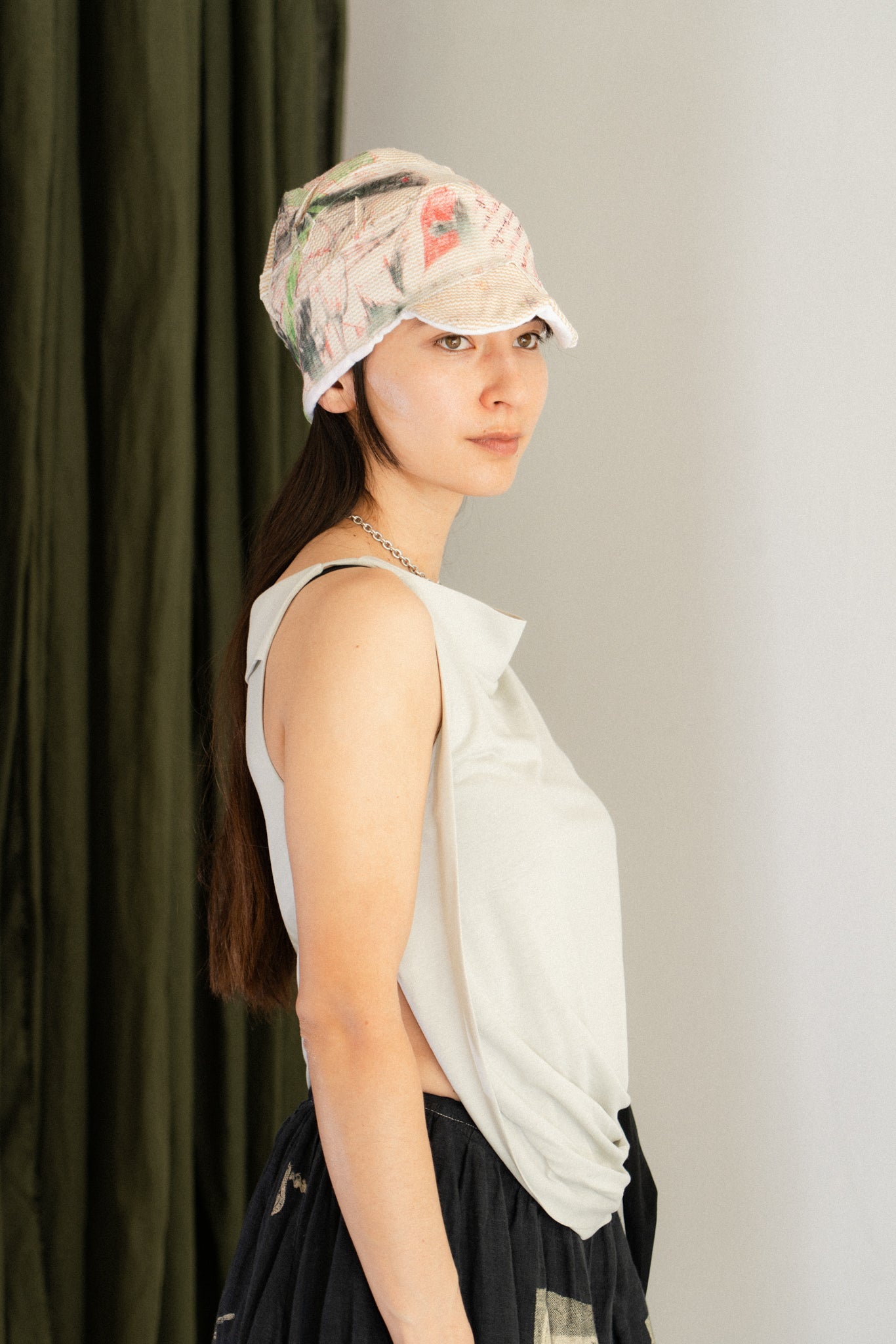 Elastic Bandage Slouch Cap (Green)