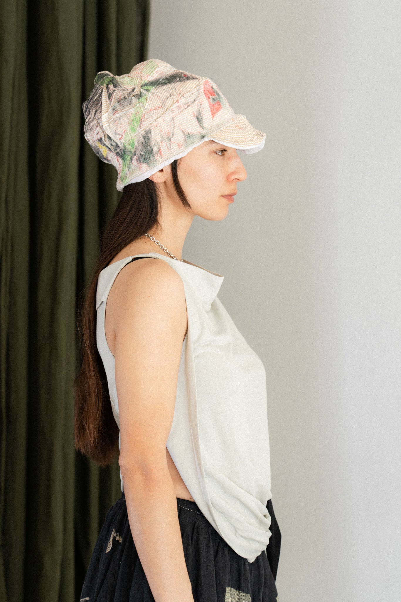 Elastic Bandage Slouch Cap (Green)