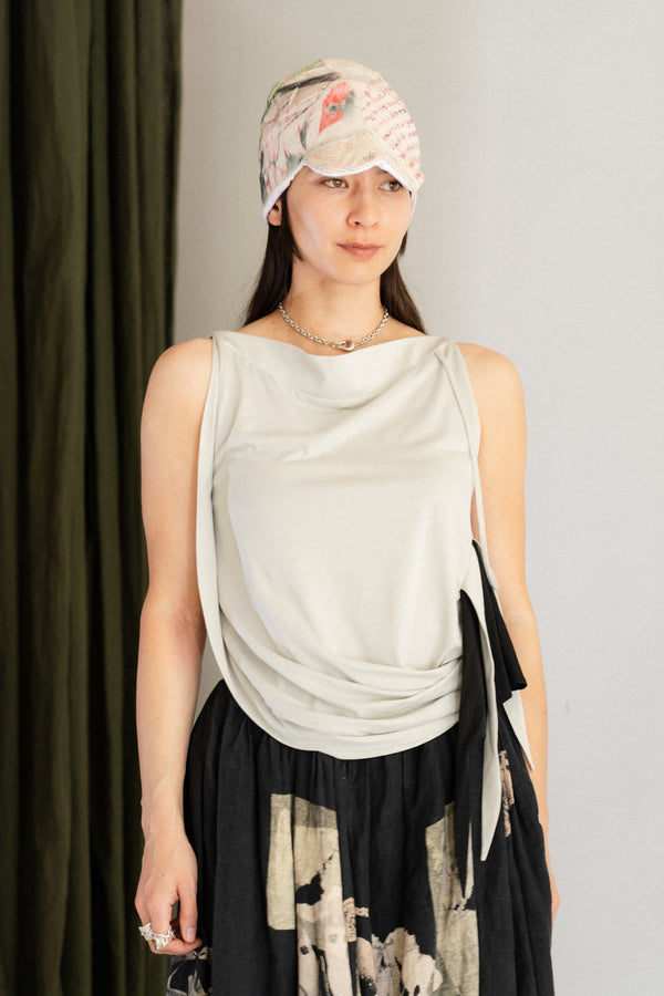Fallo Draped Top (Mist)