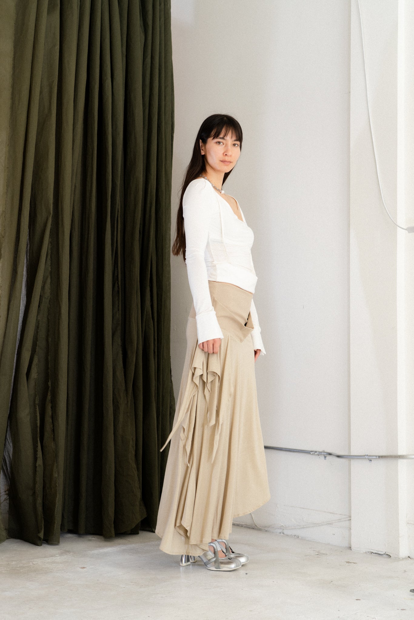 Lerra Long Skirt (Sand)