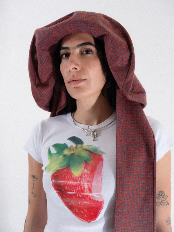 Strawberry Baby Tee (White)