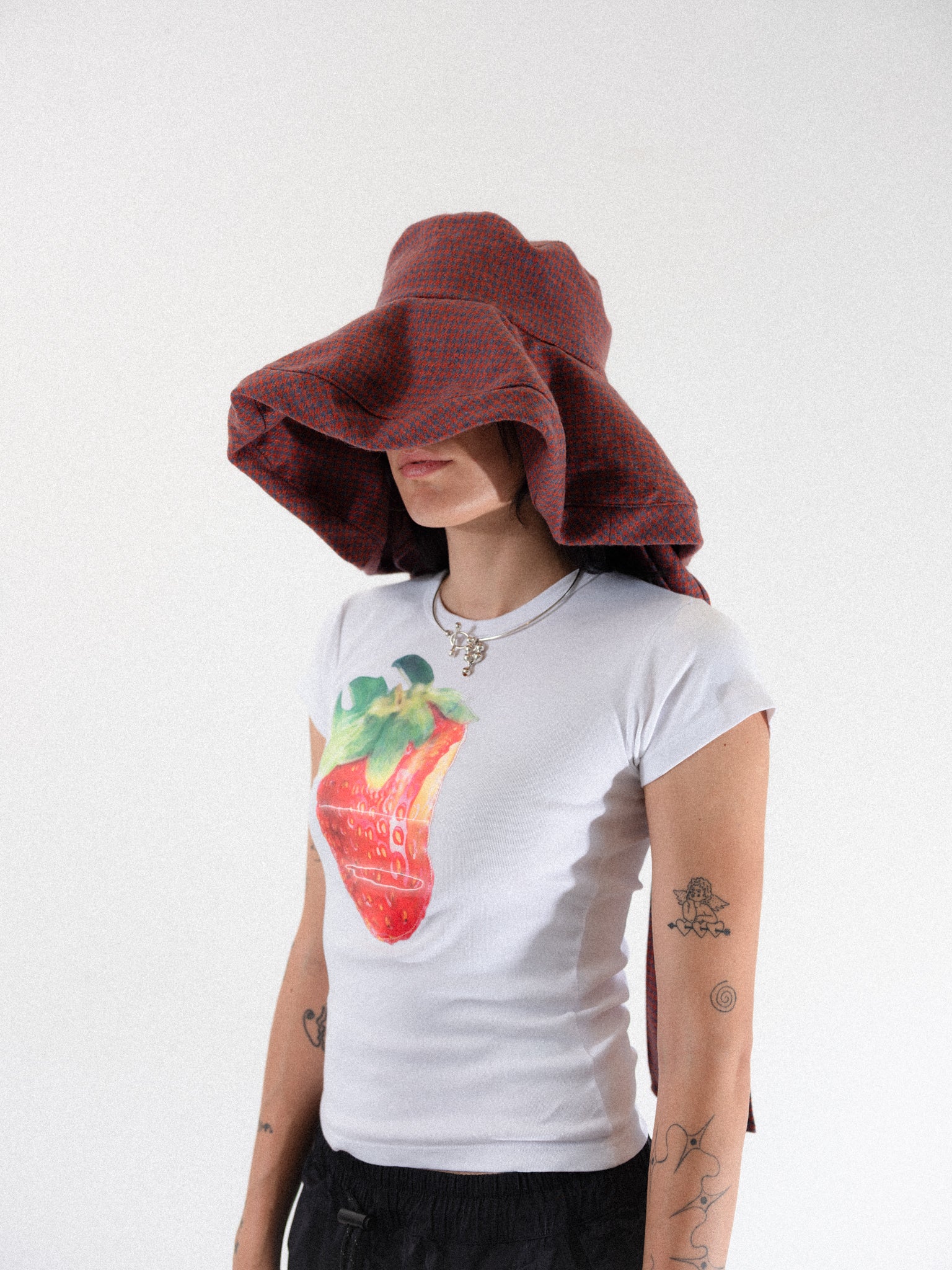 Strawberry Baby Tee (White)