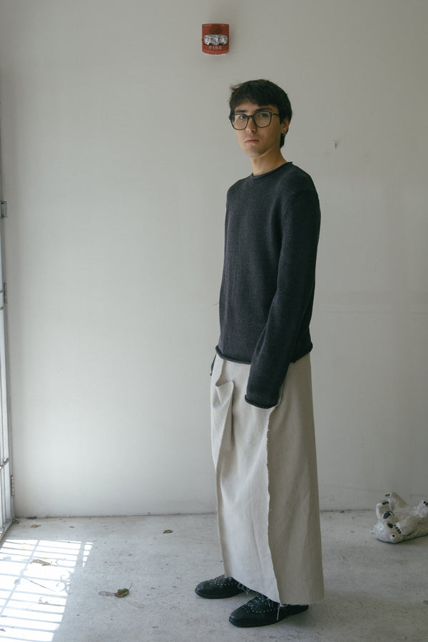 Trousers Skirt (Light Gray)