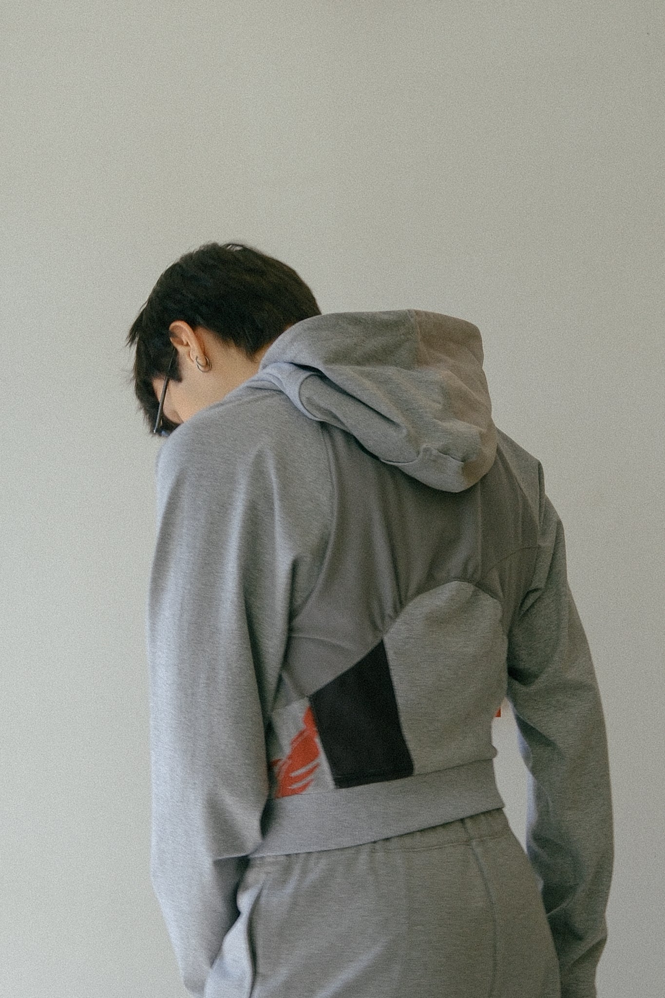 Maverick Patchwork Hoodie (Gray)