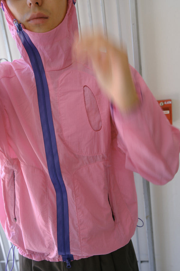 Slant Zip Skinsuit (Pink)