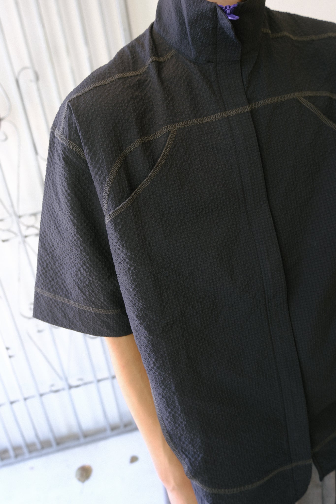 Bubble Yarn Shirt (Black)