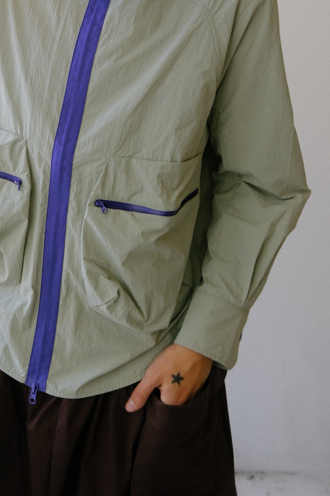 Large Pocket Workshirt (Mint Gray)