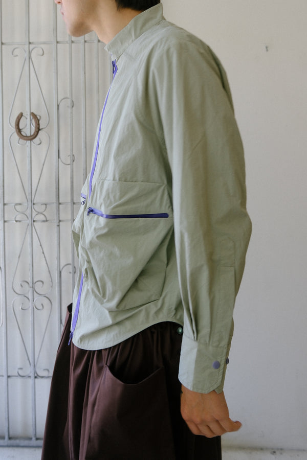 Large Pocket Workshirt (Mint Gray)