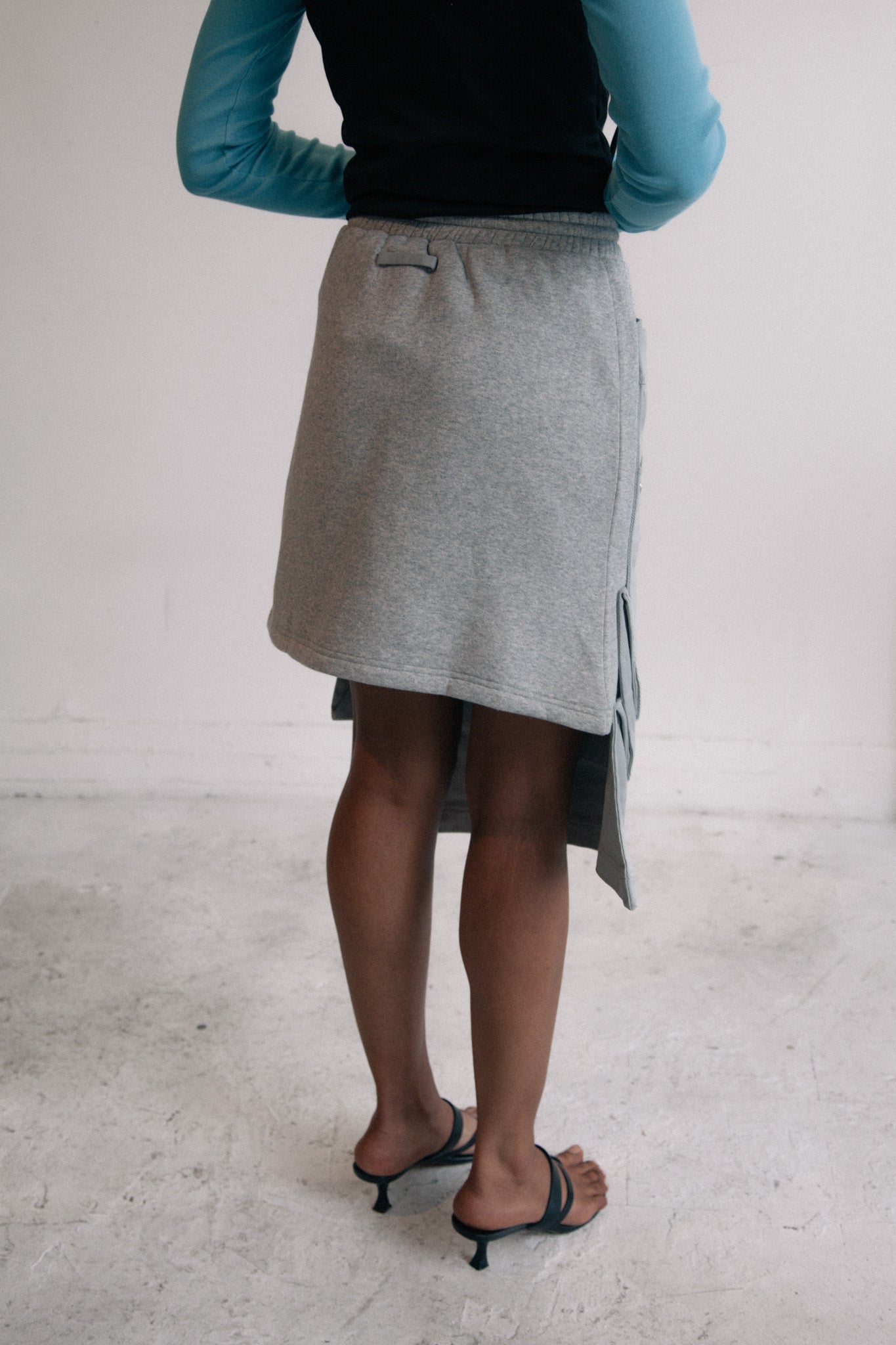 Folded Midi Skirt