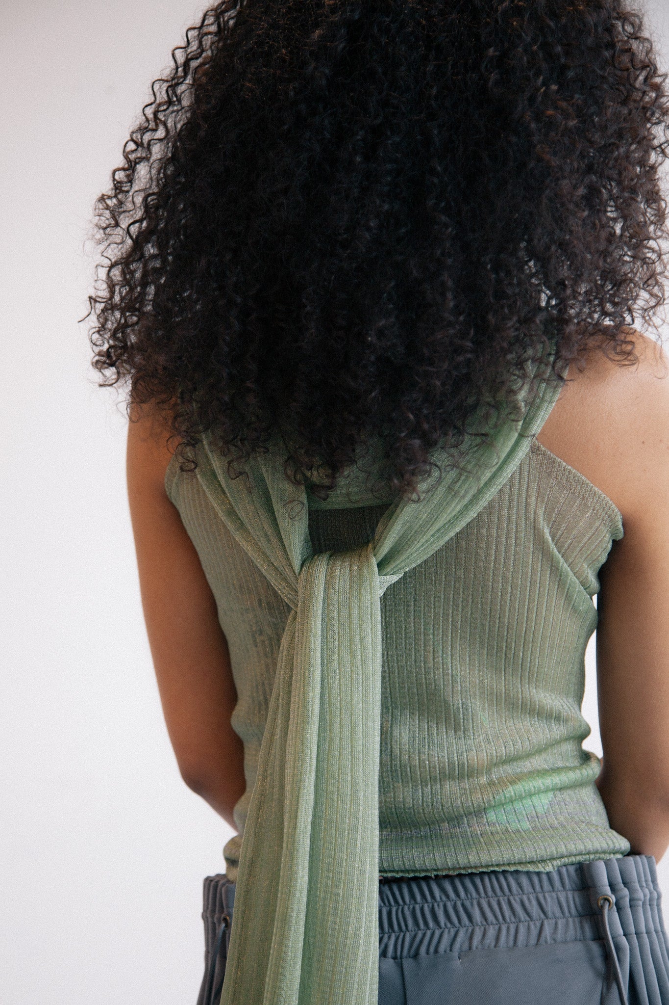 Sheer Multi-Way Top (Green)