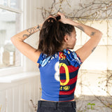 Upcycled Futebol Frufru Top (Multi)