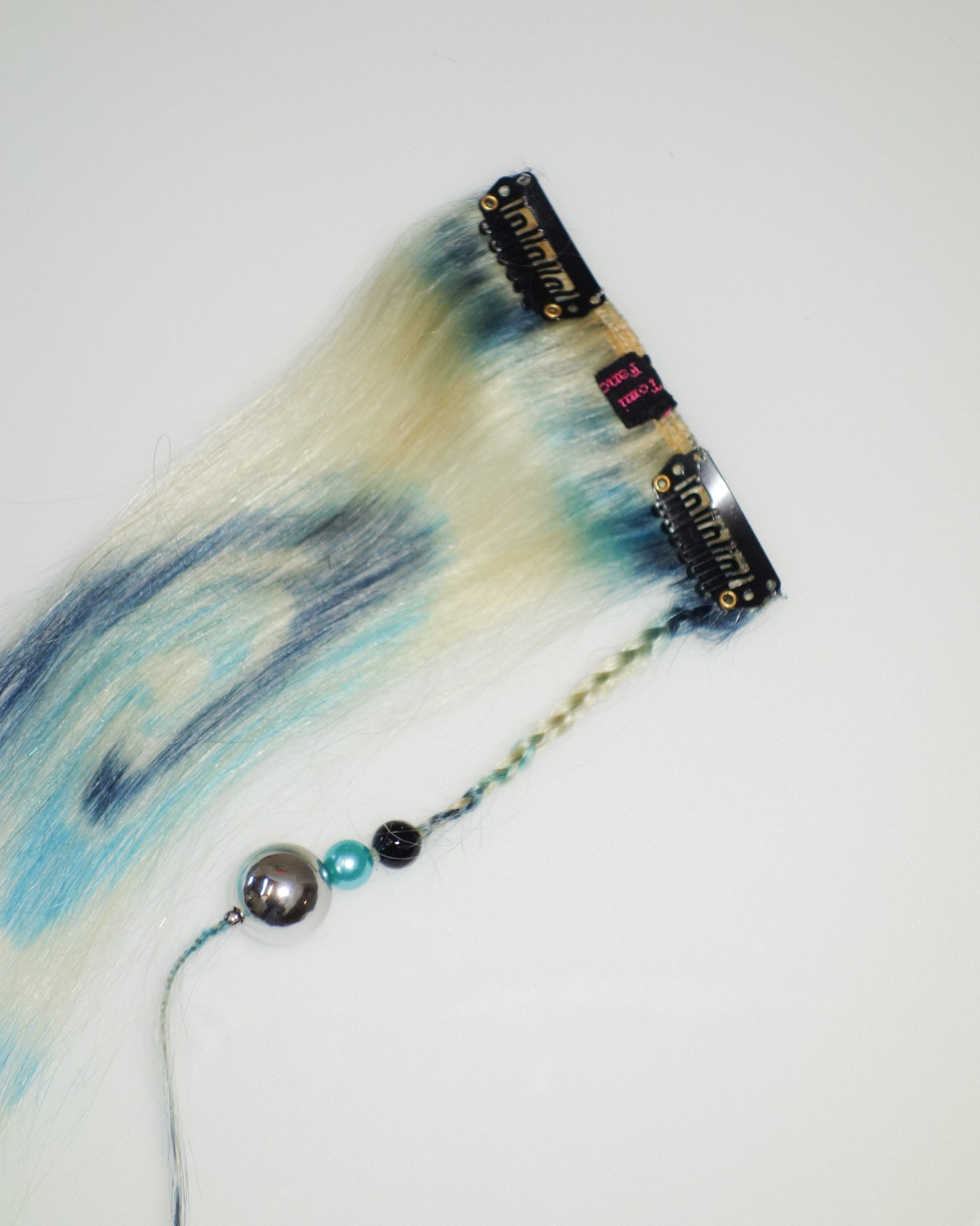 Fancy Blue Warp Hair Extensions