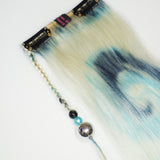 Fancy Blue Warp Hair Extensions