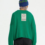 Big Bite Oversized Cropped Boxy Sweater