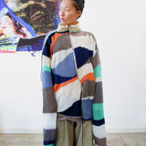 Zip Up Knit Sweater (Dark)