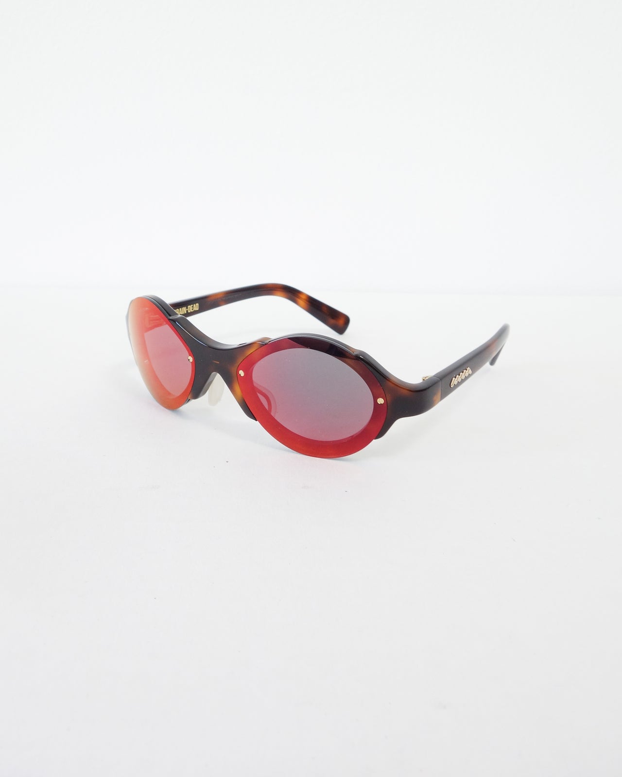 Mutant Sunglasses (Brown Tortoise/Red Reflective)
