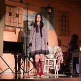 Lace Knee High Socks (Black)