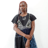 Lace & Crochet Dress (Blue)