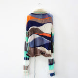 Zip Up Knit Sweater (Dark)