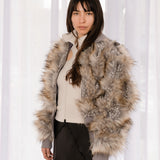 Shaved Faux Fur Jacket