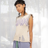 Knit Vest (Purple Butterfly)
