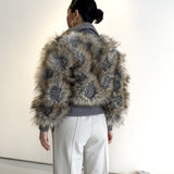 Shaved Faux Fur Jacket