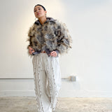 Shaved Faux Fur Jacket