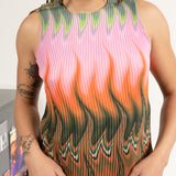 Thelma Pleated Top in Bruce